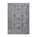 5X7 Grey Blue Oriental Non Shedding Living Room Bedroom Dining Home Office Stylish And Stain Resistant Area Rug Grey Blue Polyester