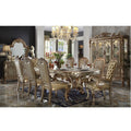 Bone And Gold Patina Tufted Arm Chair Set Of 2 Solid Beige Gold Dining Room Arm Chair Tufted Back Set Of 2 Faux Leather