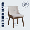 White And Brown Side Chair Set Of 2 Solid Brown White Dining Room Traditional Wingback Chair Wing Back Set Of 2 Wood Fabric