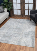 Elegance Gc Cnc6009 Blue 5 Ft. 3 In. X 7 Ft. 3 In. Area Rug Blue Polyester