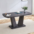 Modern Dining Table, Dining Room Table With 63