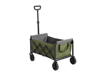 Lightweight Portable Heavy Duty Folding Beach Wagons With Wheels Outdoor Utility Carts For Grocery, Camping, Shopping, Sports, Garden With Large Capacity Army Green Army Green Steel