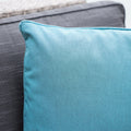 Coronado Rectangular Pillow Teal Fabric