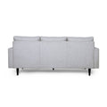 3 Seater Sofa Beige Fabric 3 Seat