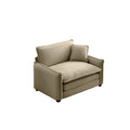 Comfortable Single Deep Seat Sofa With One Pillow, Suitable For Living Room And Bedroom, Club Multiple Occasions,Came Corduroy Camel Corduroy 1 Seat