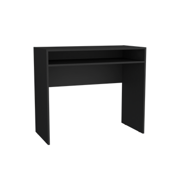 Desk Caraway, Office, Black Black Engineered Wood