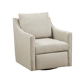 Swivel Armchair Natural Polyester