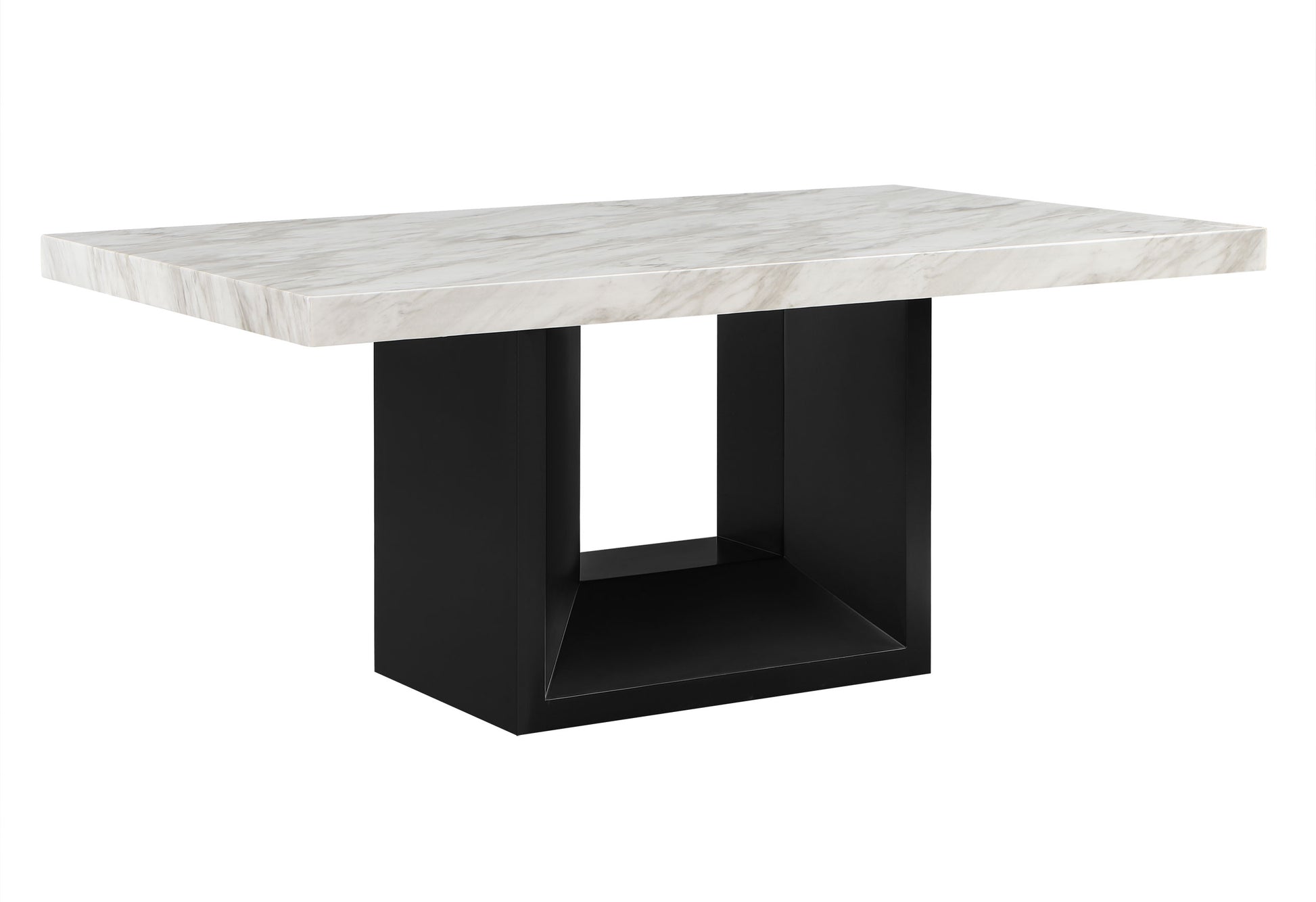 Sheena Dining Table Black Rubber Wood