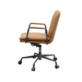 Rum Office Chair With Swivel Solid Brown Office Office Chairs Solid Back Swivel Genuine Leather