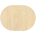 5 Piece Rustic Round Pedestal Extendable Dining Table Set With 15.7