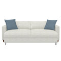 Biana White Pop Up Sleeper Sofa White Foam Engineered Wood 3 Seat