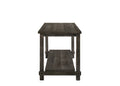 Weathered Grey Counter Height Table With Bottom Shelf Grey Seats 6 Dining Room Rectangular Mdf