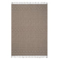 8X10 Mocha Geometric Indoor Outdoor Area Rug Mocha Polypropylene