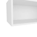 White Rock Wall Cabinet With Open Storage Wall Mounted 1 2 Shelves White Primary Living Space Wall Mounted Particle Board