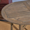 Stamford Bar Table Grey Acacia Wood