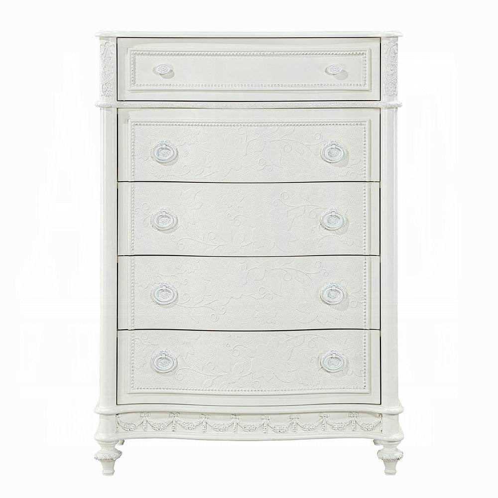 Ivory 5 Drawer Chest Ivory Bedroom Wood