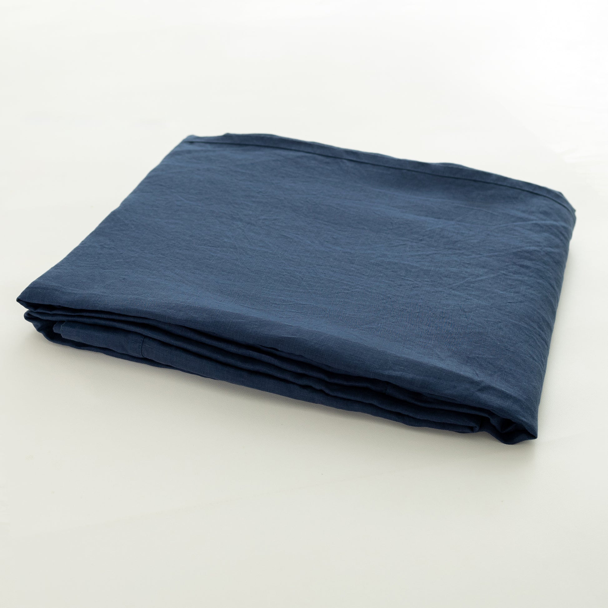 Cal King King Flat Sheet 1 Pc, Bed Sheets King Size, Hotel Sheets, Soft Linen Sheets,& Fade Resistant California King Sheets Navy Linen
