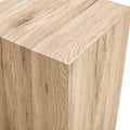 Elevate Your Living Space With This Modern Mdf Coffee Table That Showcases Smooth, Light Wood Color Texture Patterns. It Is Characterized By Stylish Design. Wood Mdf