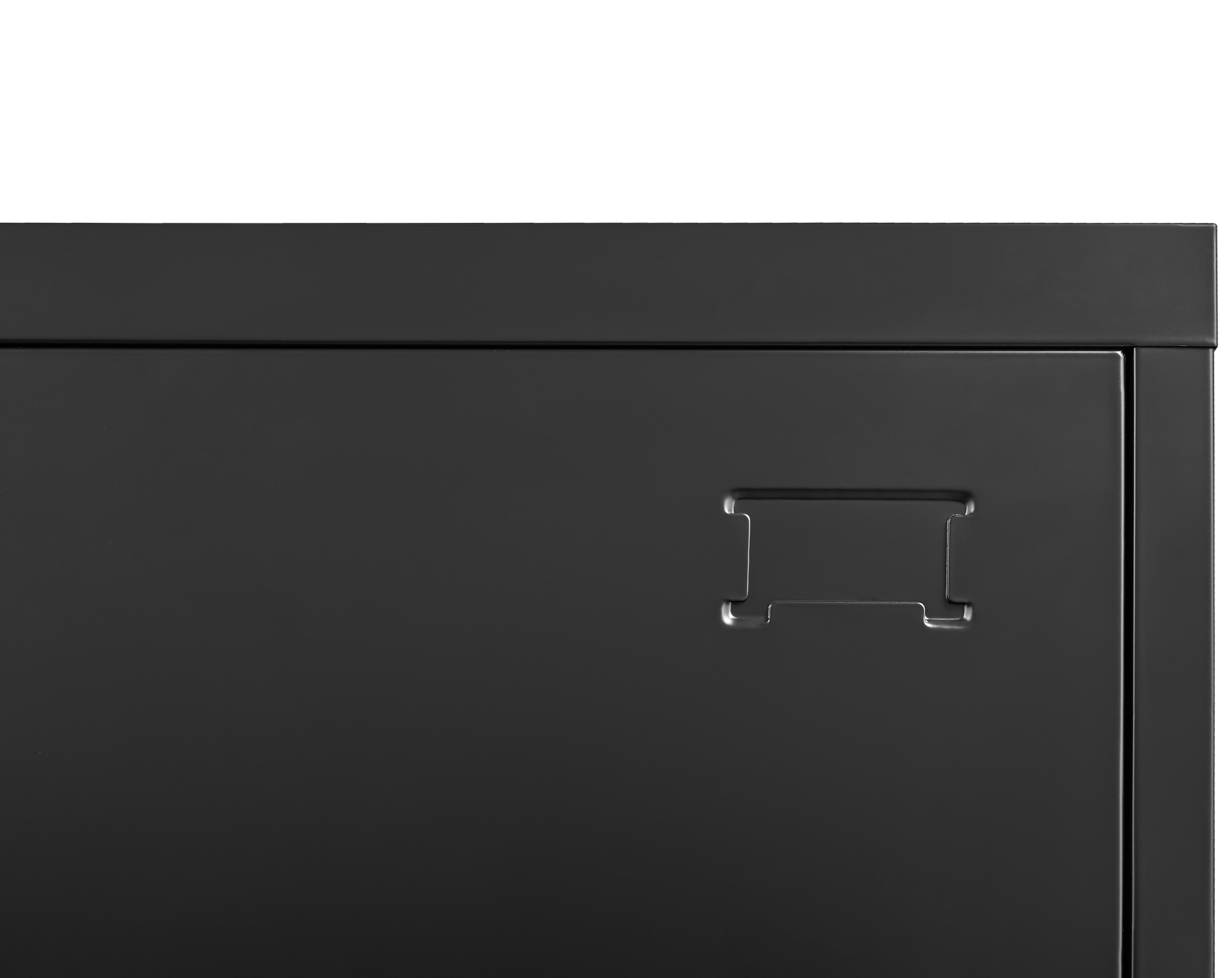 6 Door Employee Storage Locker, Metal Lockers For Office, Gym, School, And Homewith Card Slot Black Freestanding 5 Or More Spaces Powder Coated Black Gym Door Locks Modern Metal Metal