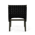 Charlotte Lounge Chair Black Metal & Wood