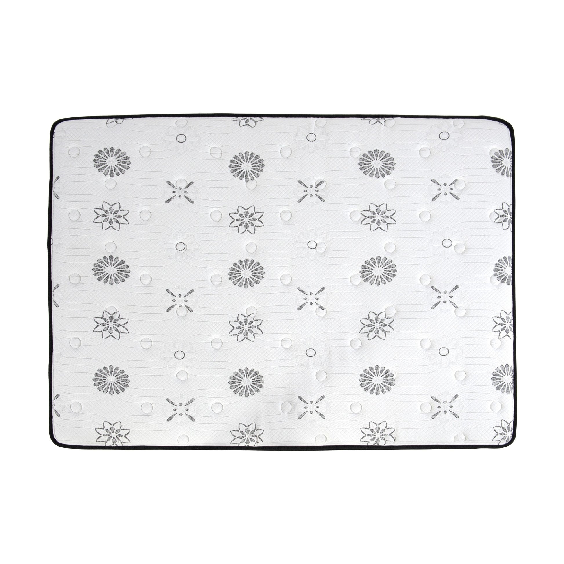 12 Inch Queen Mattress Highlyquilted Cover Hybrid Mattress, White, Plush Foam Mattress In A Box, Luxury Comfort Mattress White Bedroom Foam Spring Queen