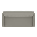 The Charlie Sofa Gray Poplar Polyester 3 Seat