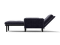Grey Sofa Chair With Recline Fuction Grey Velvet Metal Primary Living Space Medium Soft Loose Back Pillow Top Arms Foam Fabric Metal 1 Seat