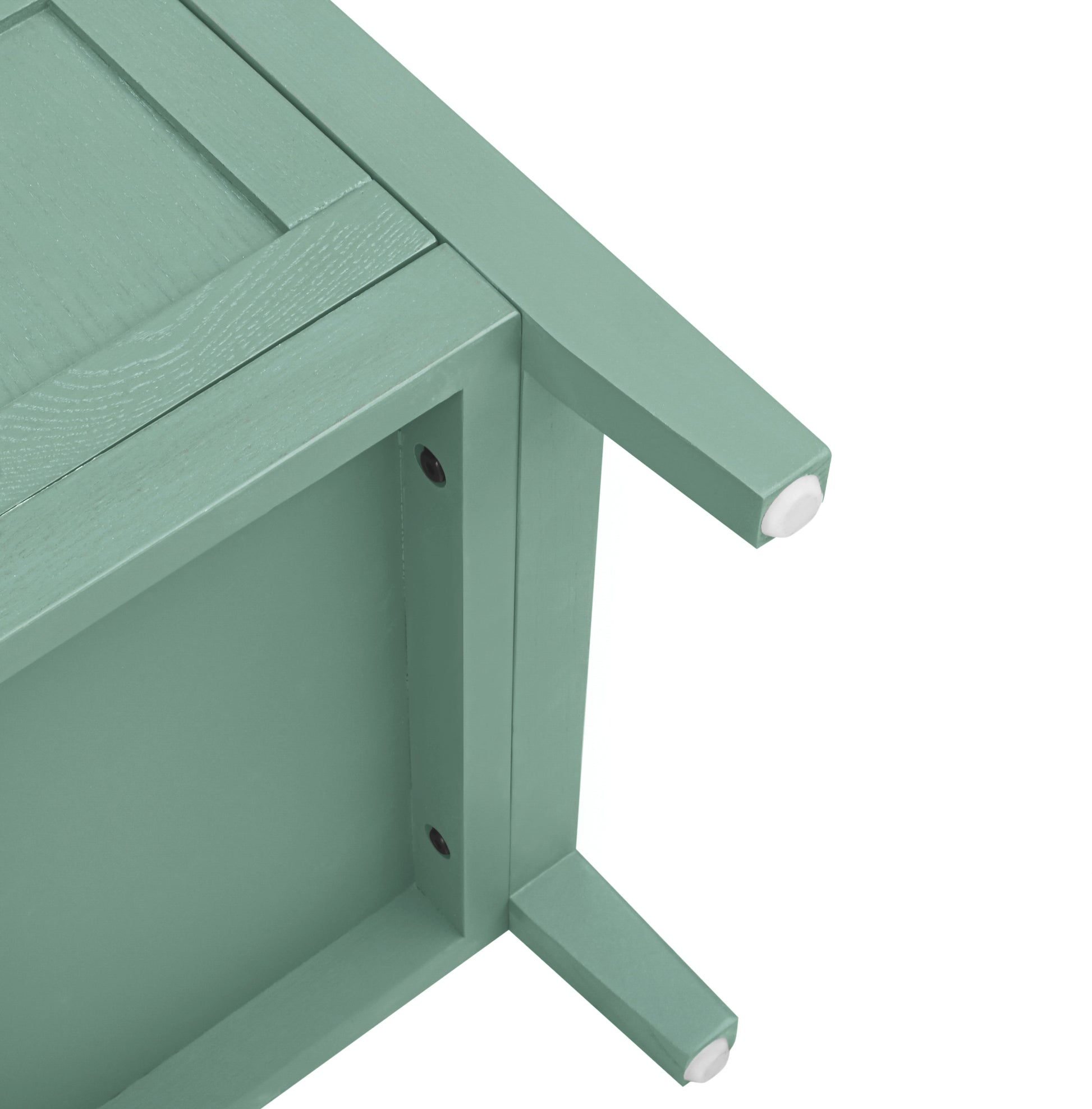 3 Drawer Cabinet, American Furniture,Suitable For Bedroom, Living Room, Study Light Green Mdf