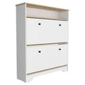 Brandford Shoe Rack, Superior Top, Two Shelves Multicolor Bedroom Modern Mdf Engineered Wood