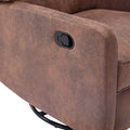 Coolmore Rocking Recliner Chair,360 Degree Swivel Nursery Rocking Chair,Glider Chair,Modern Small Rocking Swivel Recliner Chair For Bedroom,Living Room Chair Home Theater Seat Coffee Coffee Microsuede