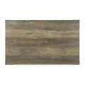Rustic Oak Coffee Table With Bottom Shelf Rustic Primary Living Space Shelves Rectangular Wood Metal