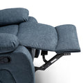 Massage Recliner Charcoal Fabric