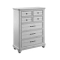 Mariano Gray 7 Drawer Chest Gray Engineered Wood