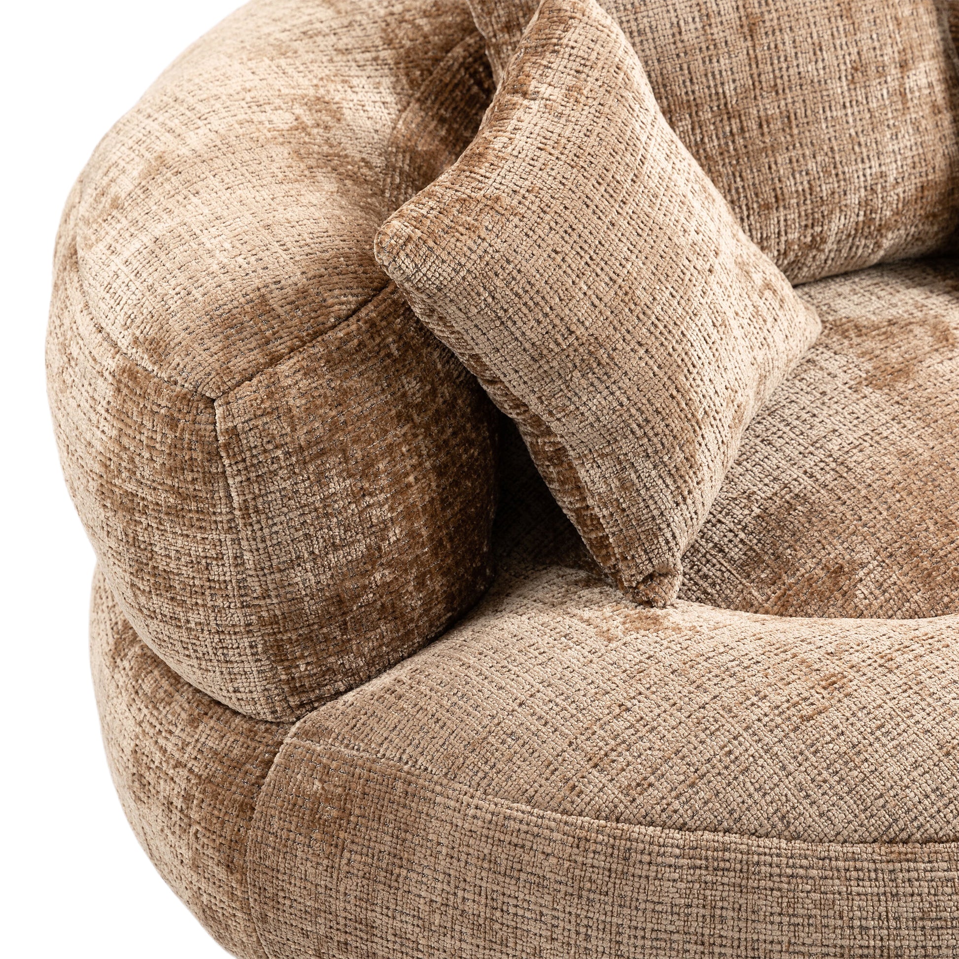 Coolmore Lazy Sofa Durable Comfort Lounger High Back Bean Bag Chair Couch With Three Pillows For Adults And Kids, Indoor & Outdoor, Single Gaming Sofa Chair For Bedroom,Office Coffee Chenille Coffee Foam Chenille 1 Seat