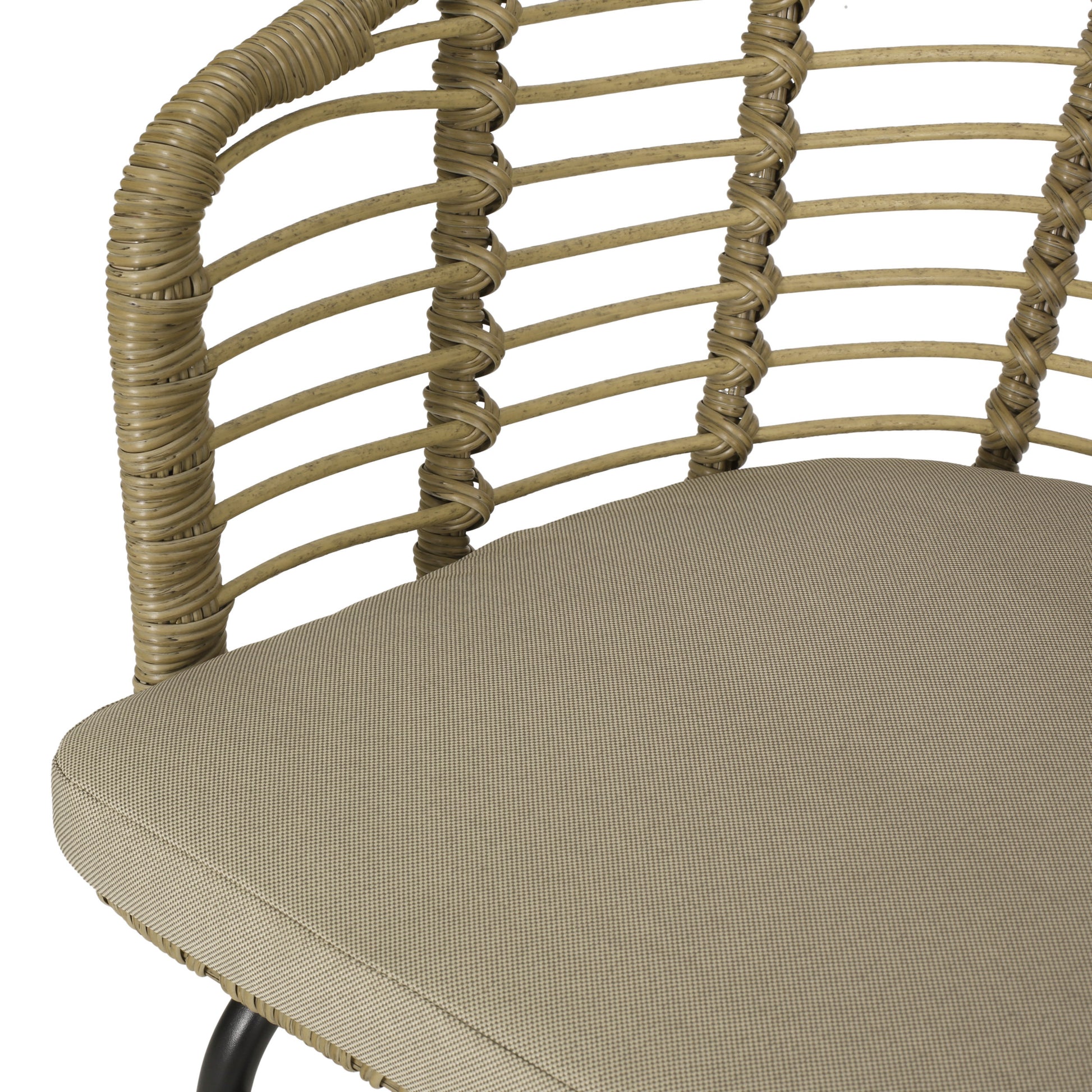 Randy Chair Brown Beige Particle Board