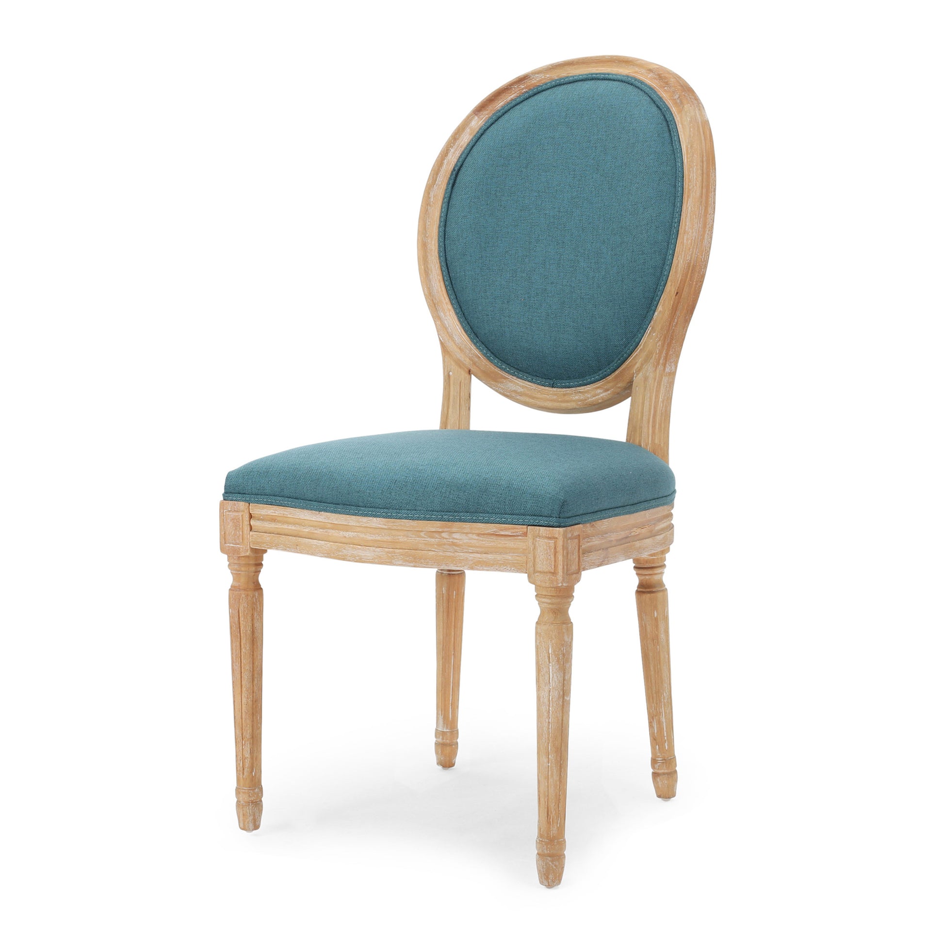 Dining Chair Teal Fabric