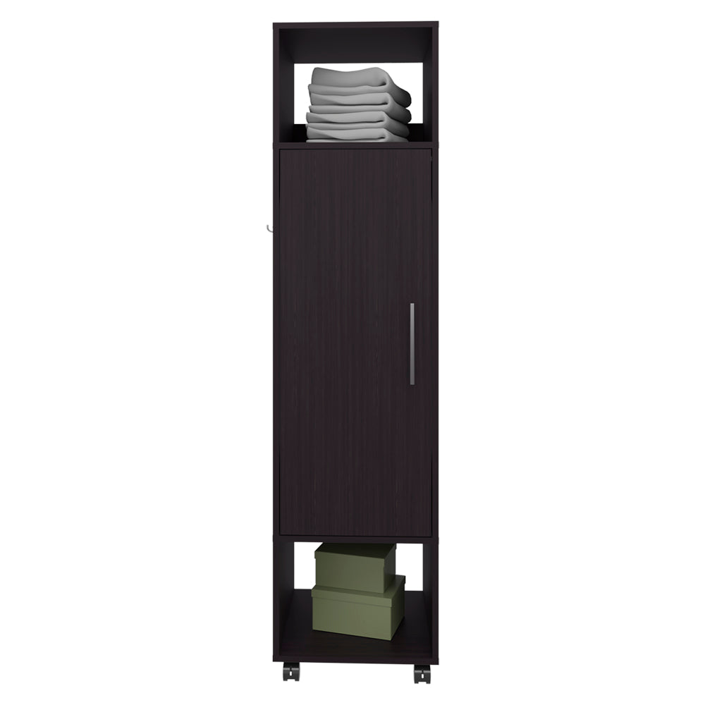 Wardrobe Boston, Bedroom, Black Black Engineered Wood