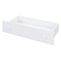 L Shaped Space Saving Twin Loft And Twin Platform Bed With 7 Drawers And Full Guardrails White Twin White Solid Wood