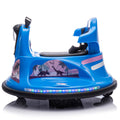 12V Kids Ride On Bumper Car W Parents Control,Rotate 360 Degrees,Two Handed Switch For Direction Control,Bumper Strip,Light Belt,Mp3 Music,Bluetooth,Provide A Speed Of 0.75Mph For Kids Of 2 5 Blue