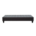 Modern Dark Grey Upholstered Platform Bed Frame, Twin Box Spring Not Required Full Dark Grey Wood Bedroom Contemporary,Modern Bed Frame Fabric Plywood