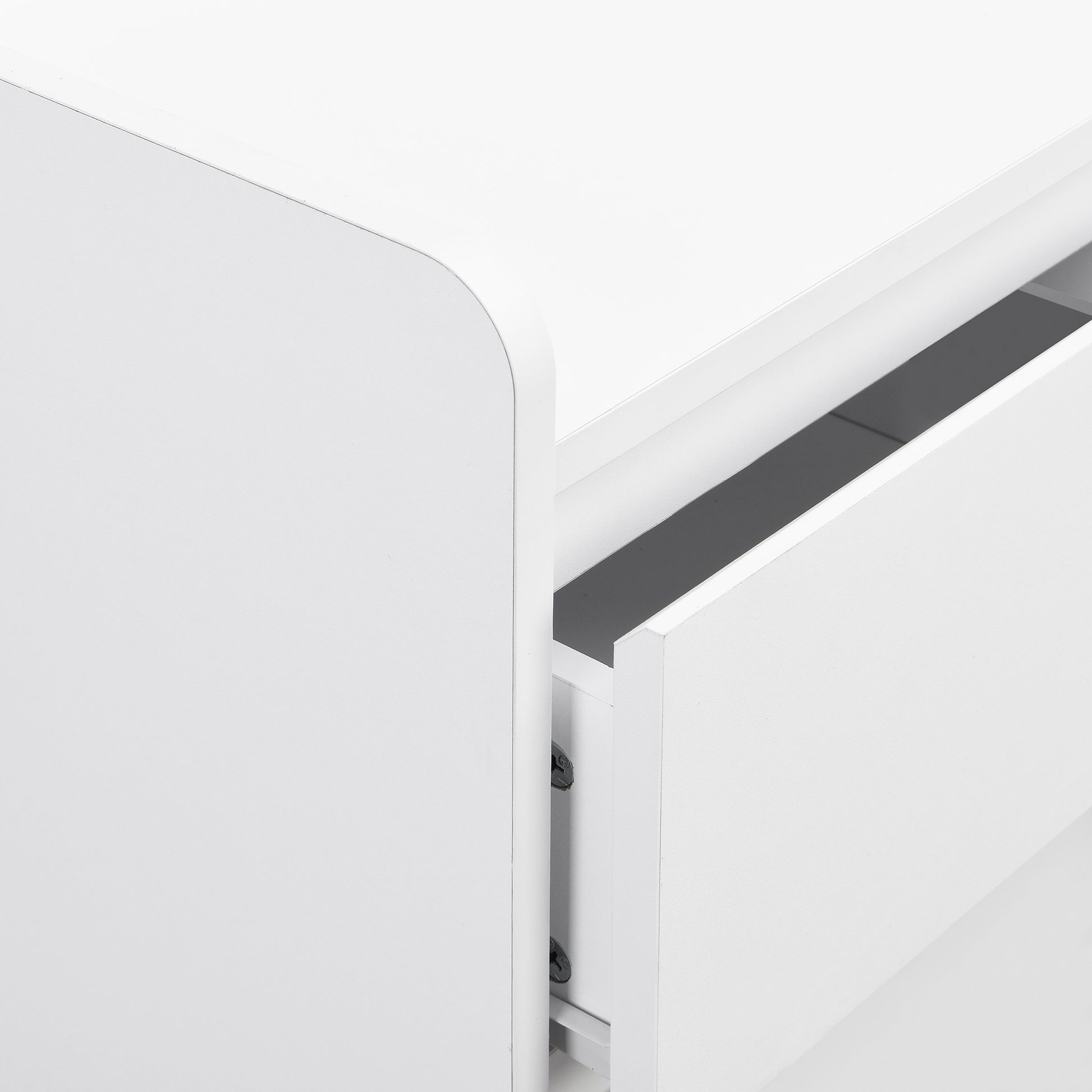 Sleek And Contemporary Shoe Cabinet With Adjustable Shelves, Minimalist Home Organizer With Solid Wood Legs, Storage Sideboard For Entryway, Living Room, White White Primary Living Space Particle Board