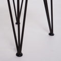 Zion Industrial Wood And Metal Accent Table Teak Metal & Wood