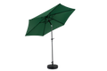 9Ft Outdoor Patio Umbrella Outdoor Table Umbrella With Push Button Tilt And Crank, Market Umbrella 6 Sturdy Ribsdeck, Backyard, Pool Base Not Included Dark Green Dark Green Garden & Outdoor Steel