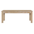3 Piece Retro Dining Set, Rectangular Trestle Table And 2 Wooden Benches For 4 People For Dining Room And Kitchen Natural Wood Natural Wood Solid Wood Mdf