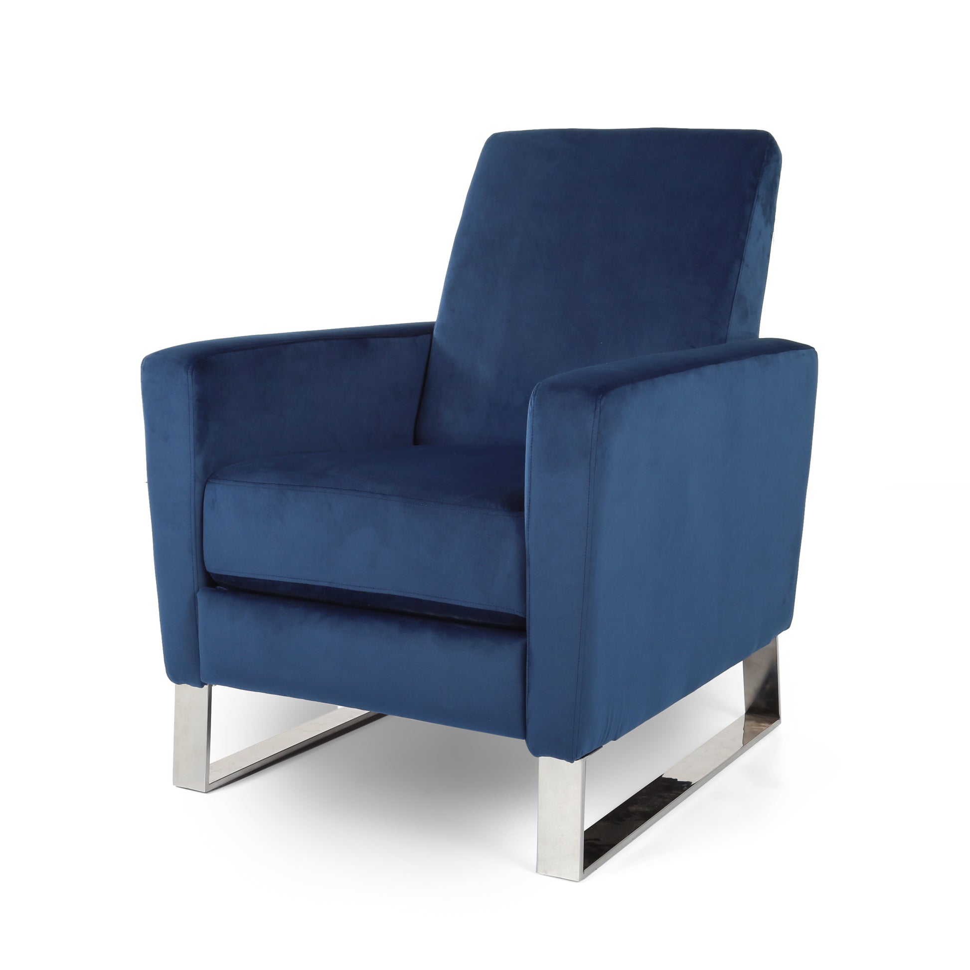 Recliner Blue Velvet