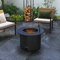 Outsunny 2 In 1 Smokeless Fire Pit, Bbq Grill, 25