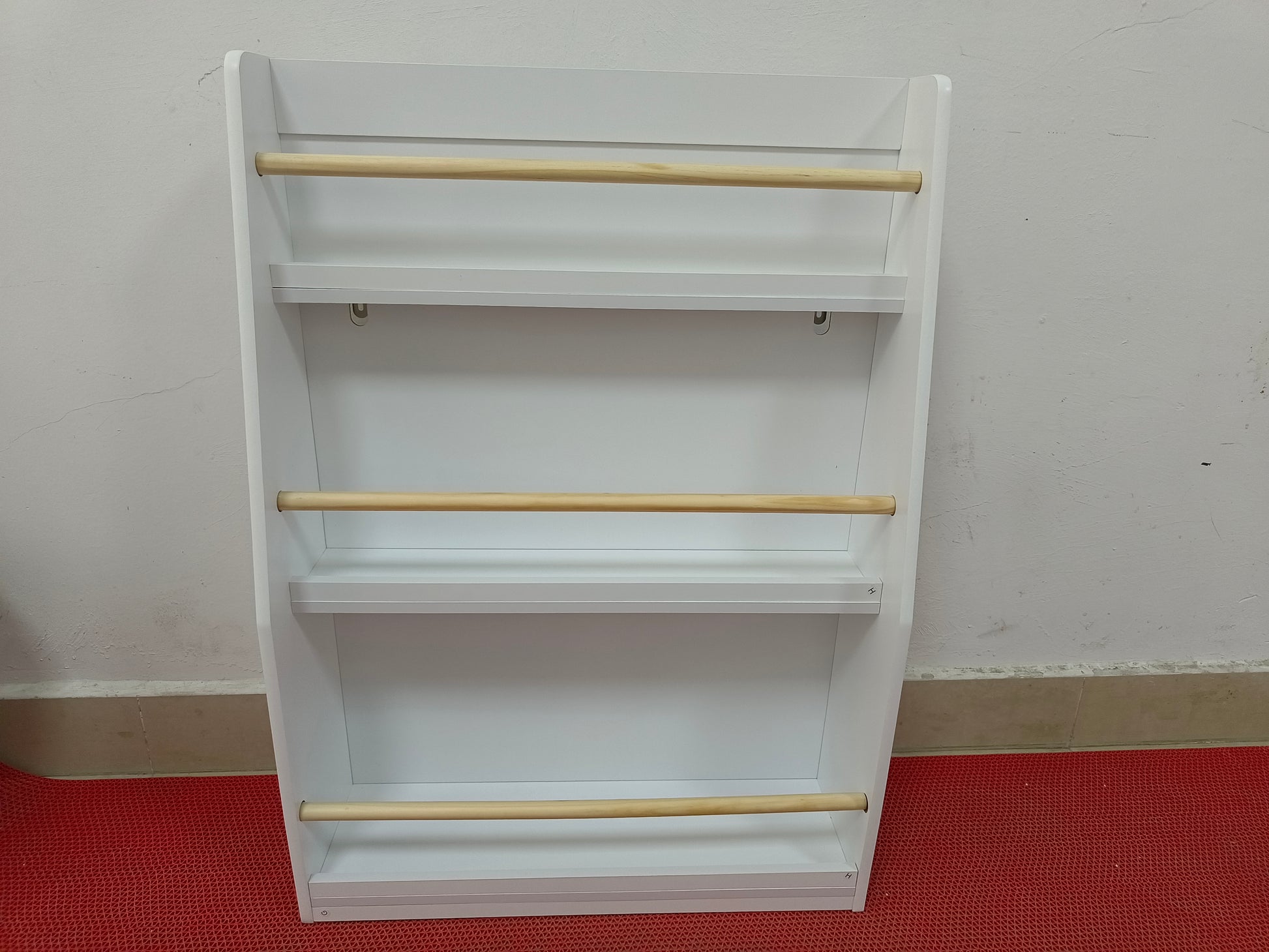 3 Tier Kids Book Shelf,Kids Book Rack, Helps Keep Bedrooms, Playrooms, And Classrooms Organized,White White Primary Living Space Mdf