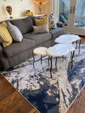 Casual, Contemporary, Modern, Abstract, Textured, High Low Cut Pile 9'3