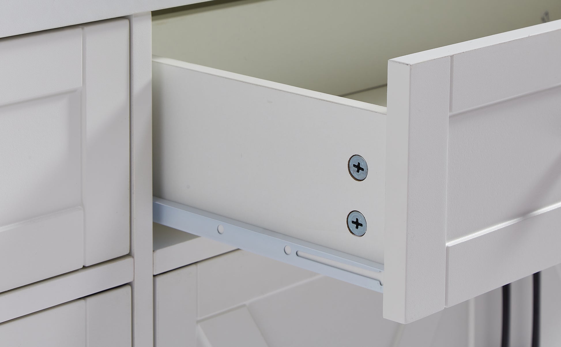 Tv Cabinet Combination Multifunctional Tv Wall For Living Room, White, 100'' X 15.7'' X 78.7''. White Walnut 60 69 Inches Particle Board Mdf