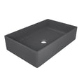 Dark Gray Solid Surface Basin Dark Gray Solid Surface